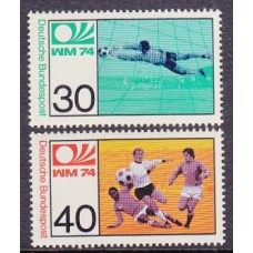 Футбол ФРГ 1974, ЧМ Мюнхен-74, серия 2 марка