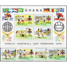 Футбол Гана 1974, ЧМ ФРГ-74, полная серия