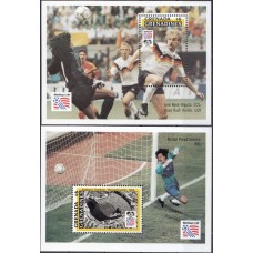 Футбол Гренада Гренадины 1993, ЧМ США-94 комплект 2 блока