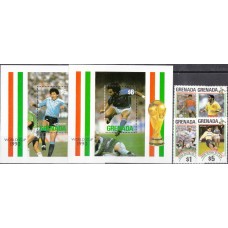 Футбол Гренада 1990, ЧМ Италия-90 полная серия