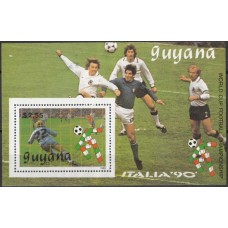 Футбол Гайана 1989, ЧМ Италия-90, 1 люкс-блок