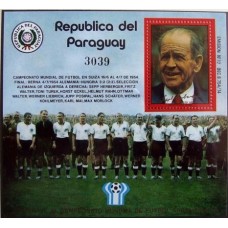 Футбол Парагвай 1977, ЧМ Аргентина-78 блок Mi: 313