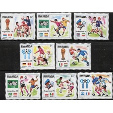 Футбол Руанда 1978, ЧМ Аргентина-78 серия 8 марок