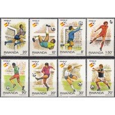 Футбол Руанда 1982, ЧМ Испания-82, серия 8 марок
