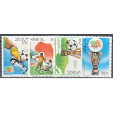 Футбол Сенегал 1988, Кубок Африки, серия 4 марки