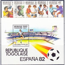 Футбол Того 1982, ЧМ Испания-82 полная серия
