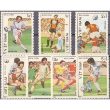Футбол Вьетнам 1986, ЧМ Мексика-86, серия 7 марок