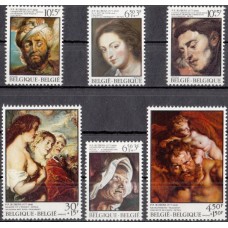 Живопись Бельгия 1976, Рубенс серия 6 марок