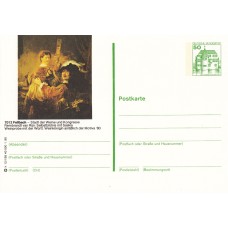 Живопись ФРГ, Рембрандт почтовая карточка(редкая)