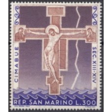 Живопись Сан Марино, Крест и Христос, 1 марка