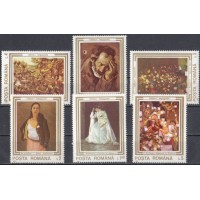 Живопись Румыния 1990, Живопись румынских художников, серия 6 марок
