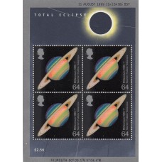 Космос Англия 1999. блок Сатурн