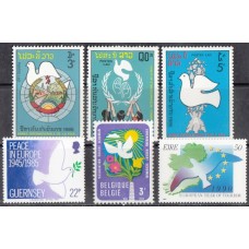 Голубь Мира набор 6 марок