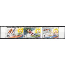 Олимпиада Кука острова 1994, Лиллехаммер-94, серия 3 марки сцепка