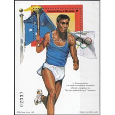 Олимпиада Микронезия 1998, Признание Микронезии МОК, блок Mi: 35 (редкий)