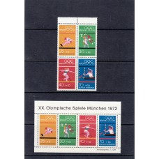 Олимпиада ФРГ 1972, ФРГ-72 полная серия
