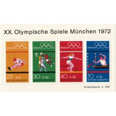 Олимпиада ФРГ 1972, ФРГ-72  блок Mi: 8