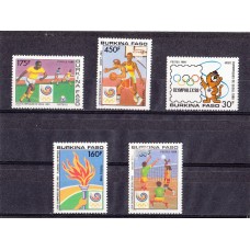 Олимпиада Буркина Фасо 1988, Сеул-88 серия 5 марок
