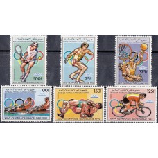 Олимпиада Коморские острова 1988, Барселона-92 серия 6 марок