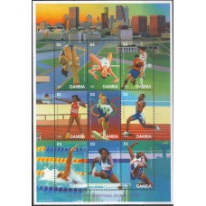 Олимпиада Гамбия 1995, Атланта-96 малый лист №1