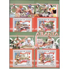 Олимпиада Гвинея 1993, Атланта-96 полная серия в люкс-блоках (редкая)
