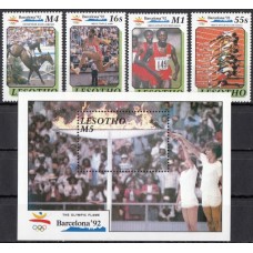 Олимпиада Лесото 1990, Барселона-92 полная серия