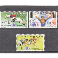 Олимпиада Мали 1984, Лос-Анджелес-84 серия 3 марки