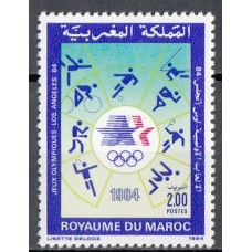 Олимпиада Марокко 1984, Лос Анджелес-84 марка Mi: 1052