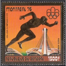 Олимпиада Сенегал 1976, Монреаль-76 Легкая атлетика Бег, марка Mi: 604A ЗОЛОТО