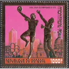 Олимпиада Сенегал 1976, Монреаль-76 Баскетбол, марка Mi: 613A ЗОЛОТО