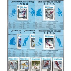 Олимпиада Того 1980, Лейк Плесид-80 полная серия(редкая)