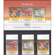 Олимпиада Тонга 2012, Лондон-2012 полная серия