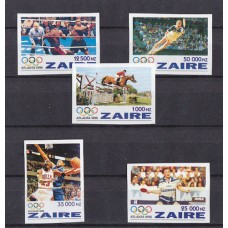 Олимпиада Заир 1996, Атланта-96 серия 5 марок без перфорации