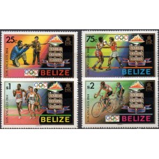 Олимпиада Белиз 1984, Лос Анджелес-84 серия 4 марки