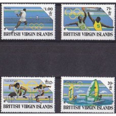 Олимпиада Британские Виргинские острова 1988 Сеул-88, серия 4 марки