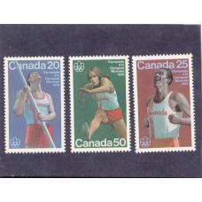 Олимпиада Канада 1975, Монреаль-76, серия 3 марки Легкая атлетика