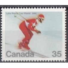 Олимпиада Канада 1983, Лейк Плэсид-80 марка Mi: 759 Горные лыжи(редкая)