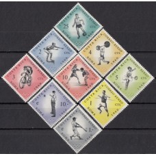 Олимпиада Коста Рика 1960, Рим-60, серия 9 марок