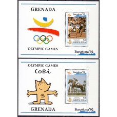 Олимпиада Гренада 1990, Барселона-92 блоки 251 и 252, Конный спорт и Лёгкая атлетика