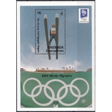 Олимпиада Гренада Гренадины 1993, Лиллехаммер-94 Прыжки с трамплина, блок Mi: 277