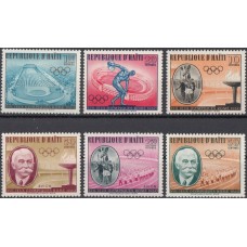 Олимпиада Гаити 1960, Рим-60 серия 6 марок