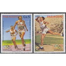 Олимпиада Парагвай 1983, Лос Анджелес-84 серия 2 марки Mi: 3629, 3631