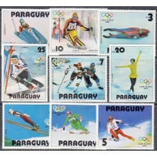 Олимпиада Парагвай 1979, Лейк-Плэсид-80 серия 9 марок