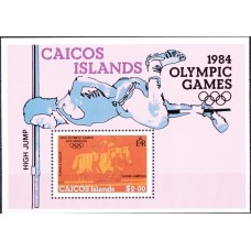 Олимпиада Кайкос острова 1984, Лос Анджелес-84 блок Mi: 41 (редкий)