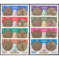 Олимпиада Манама 1968, Мексика-68 Чемпионы серия 8 марок