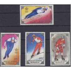 Олимпиада Монголия 1988, Калгари-88, серия 4 марки