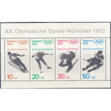 Олимпиада ФРГ 1972, Саппоро-72 блок Mi: 6