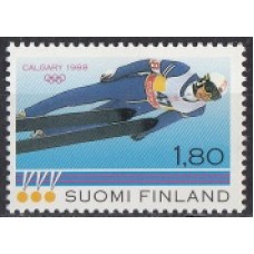 Олимпиада Финляндия 1988, Калгари-88 Прыжки с трамплина, марка Mi: 1049