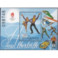 Олимпиада Венгрия 1991, Албертвилль-92 блок Mi: 219A