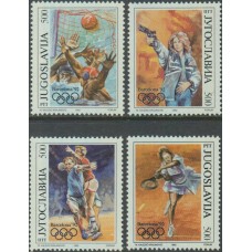 Олимпиада Югославия 1992, Барселона-92 серия 4 марки